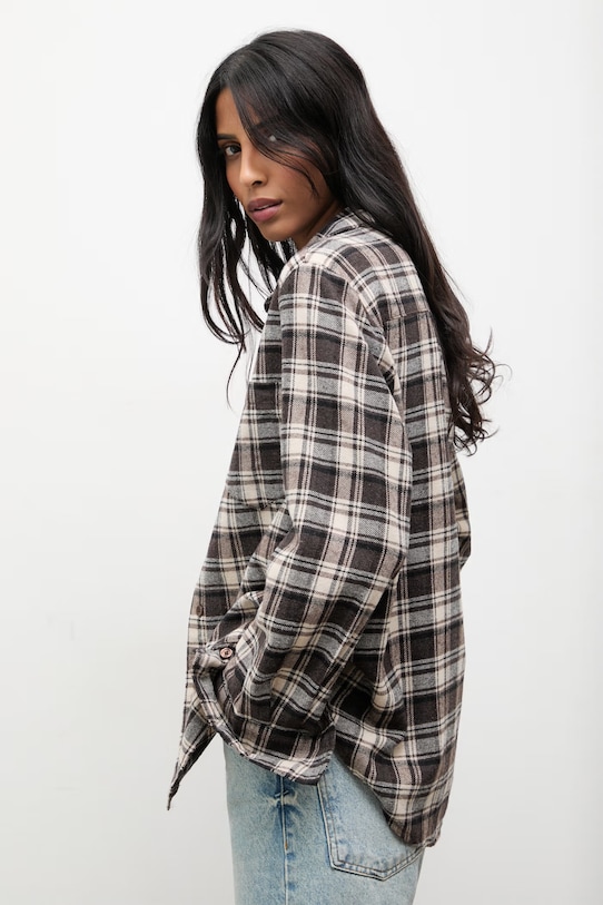 Рубашка Answear.LAB узор коричневый A20152.fjk