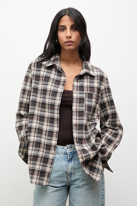 Рубашка Answear.LAB коричневый A20152.fjk