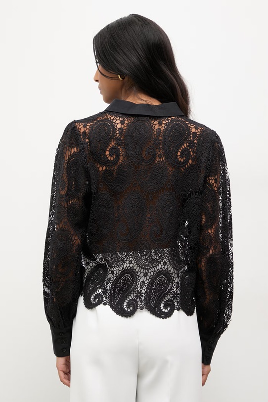 Odzież Answear.LAB koszula 670334.hak czarny