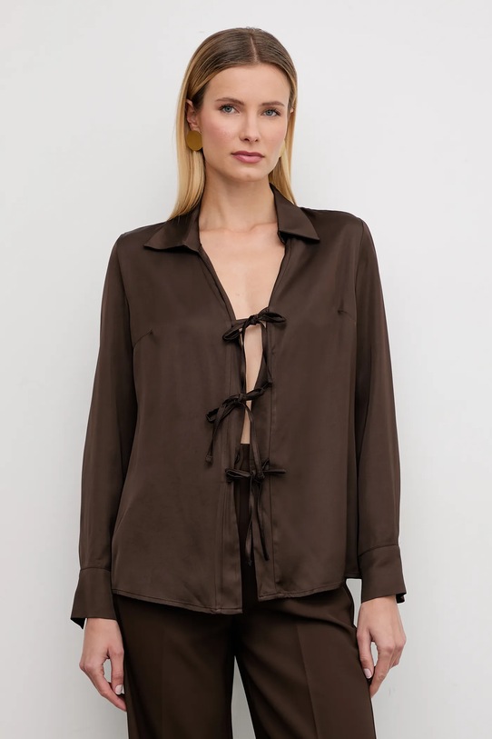 Answear.LAB koszula regular brązowy 32757.isr