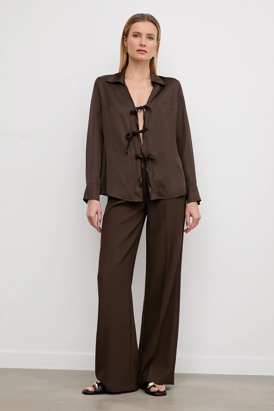 Answear.LAB koszula 32757.isr brązowy WS26