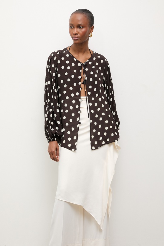 Answear.LAB koszula damska WS26-KDD021 brązowy WS26