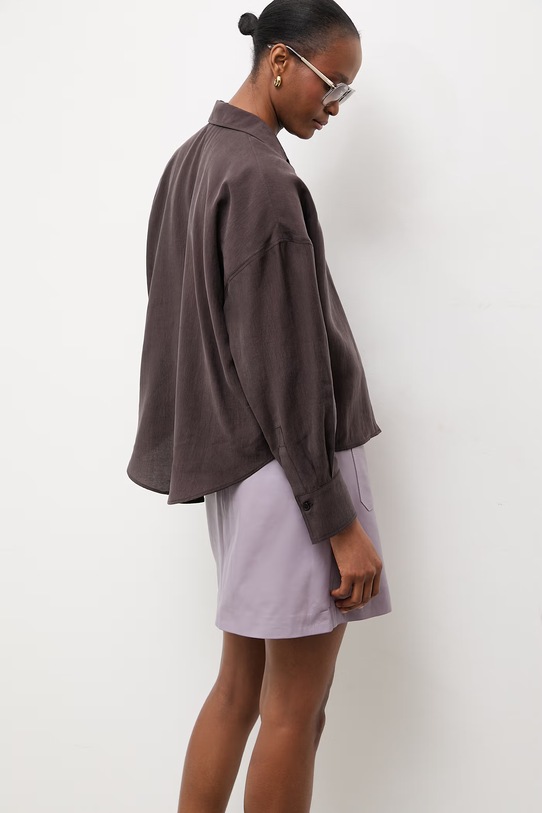 Odzież Answear.LAB koszula damska WS26-KDD023 brązowy