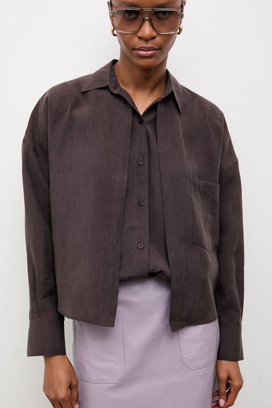 Answear.LAB koszula damska WS26-KDD023 brązowy