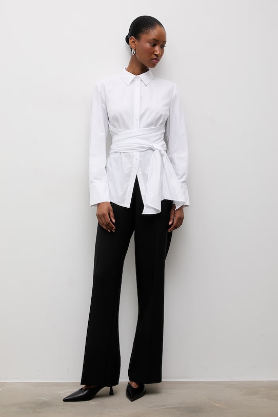 Answear.LAB koszula bawełniana 18784.tok biały WS26