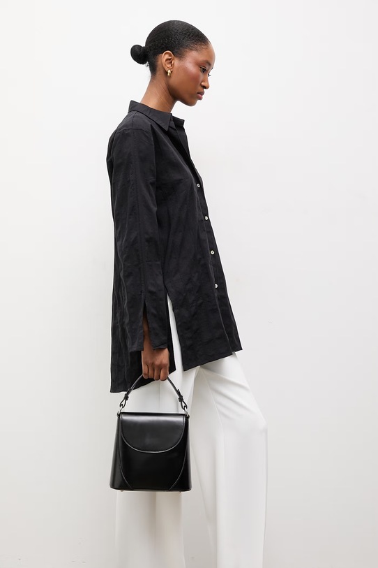 Answear.LAB koszula bawełniana bawełna czarny 33637.TOK