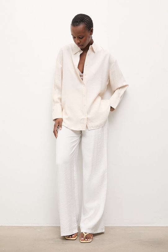 Answear.LAB koszula klasyczny beżowy WS26-KDD030