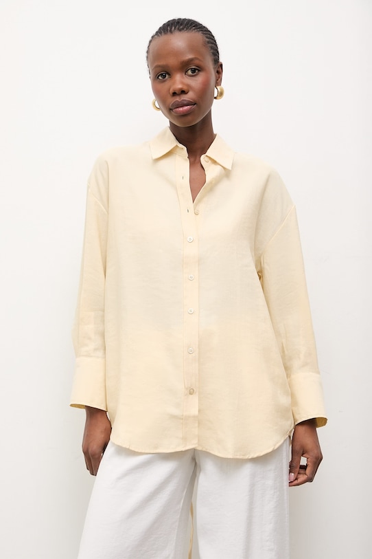 Answear.LAB camasa WS26-KDD030 galben WS26