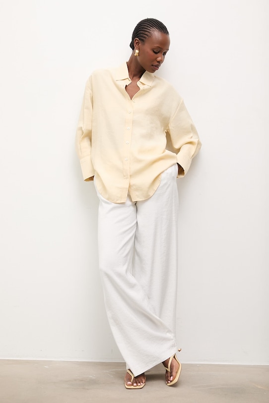 Answear.LAB koszula WS26-KDD030 żółty WS26