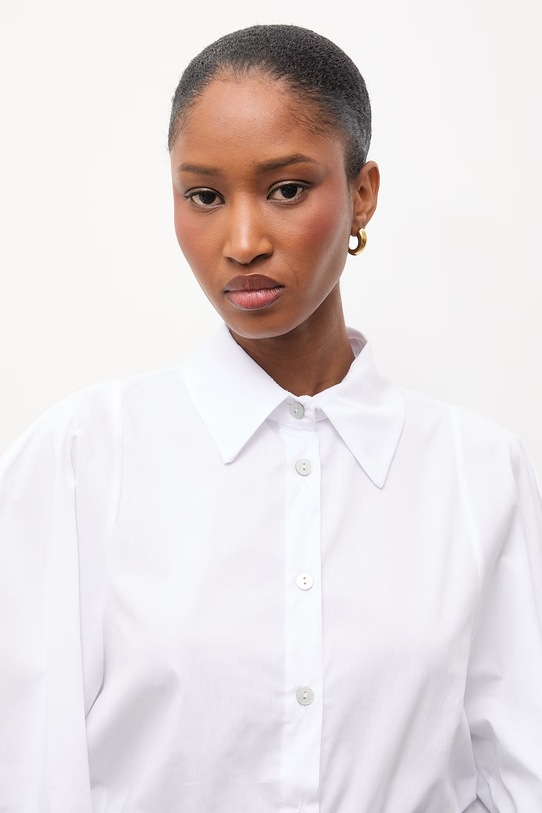 Answear.LAB koszula damska bawełniana biały WS26-KDD036