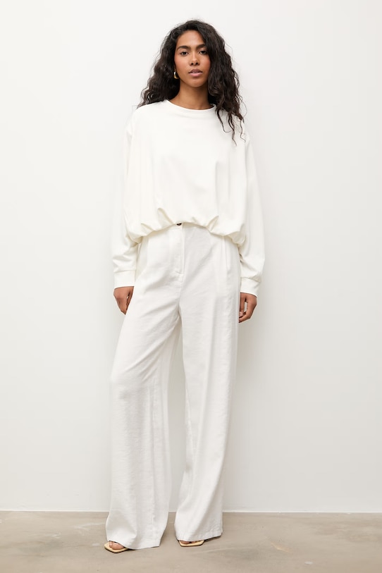 Answear.LAB bluzka damska z wiskozą WS26-KDD037 biały WS26