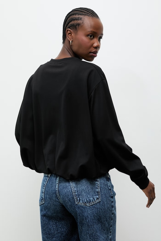 Odzież Answear.LAB bluzka damska z wiskozą 95003.iak czarny