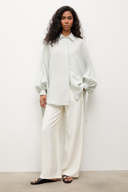 Answear.LAB koszula damska z modalem WS26-KDD043 beżowy WS26