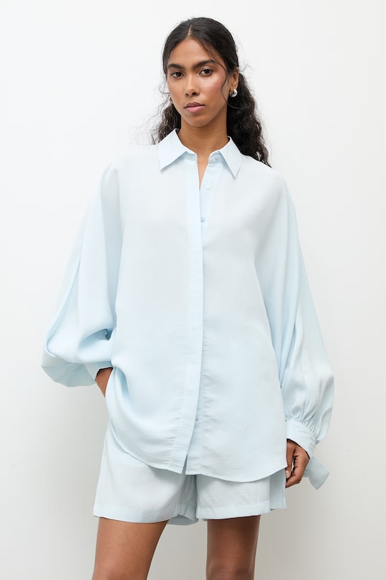 Answear.LAB košile dámská modrá WS26-KDD043