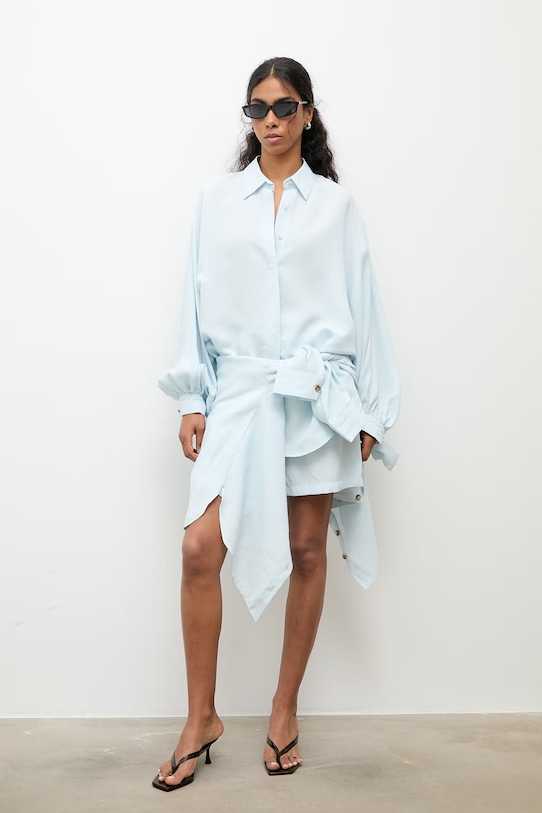 Answear.LAB košile dámská WS26-KDD043 modrá WS26