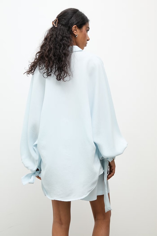 Oblečení Answear.LAB košile dámská WS26-KDD043 modrá