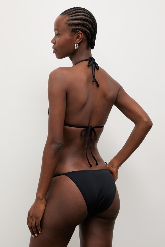 Odzież Answear.LAB strój kąpielowy dwuczęściowy i pareo damskie HL3AE94.B.fak czarny