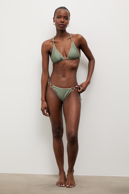 Answear.LAB strój kąpielowy dwuczęściowy damski HY2AE1613.fak zielony WS26