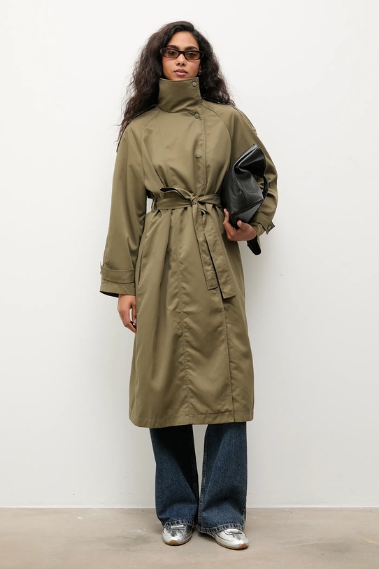 Answear.LAB kurtka bez kaptura zielony 8695.FLK