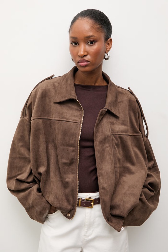 Answear.LAB kurtka AZ1579.fjk brązowy