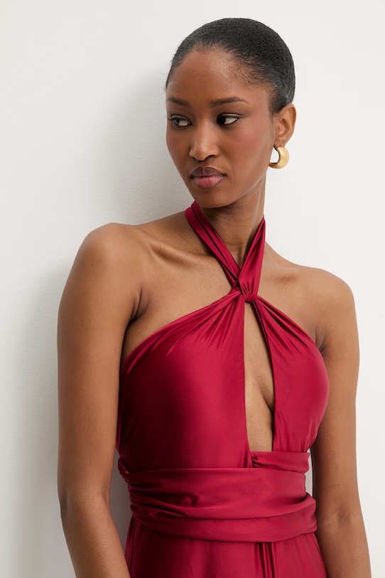 Odzież Answear.LAB strój kąpielowy jednoczęściowy damski WS26-KSD004 czerwony