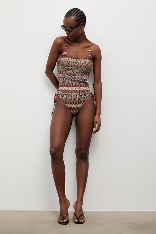 Answear.LAB Strój kąpielowy jednoczęściowy damski HT1AE1302.fak czerwony WS26