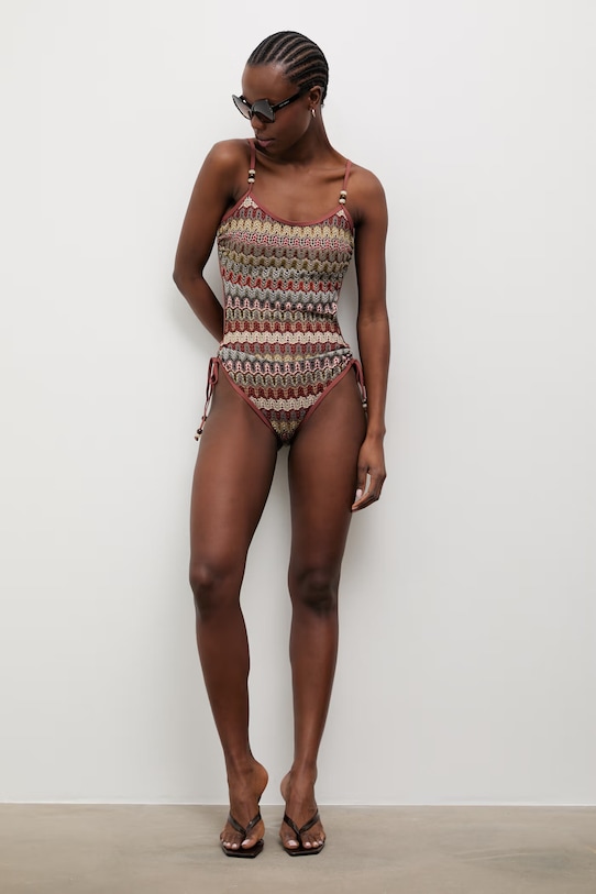 Answear.LAB Strój kąpielowy jednoczęściowy damski HT1AE1302.fak czerwony WS26