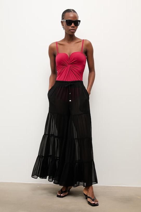 Answear.LAB strój kąpielowy jednoczęściowy damski WS26-KSD010 czerwony WS26