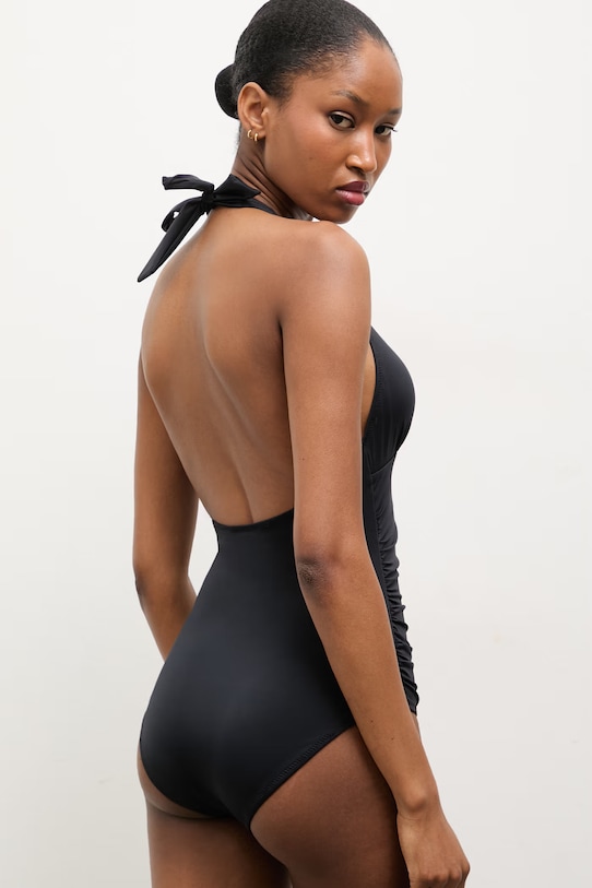 Odzież Answear.LAB jednoczęściowy strój kąpielowy VW1DA6809.fak czarny