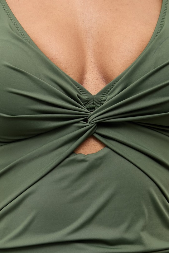 Answear.LAB jednoczęściowy strój kąpielowy PW1B5531.fak zielony