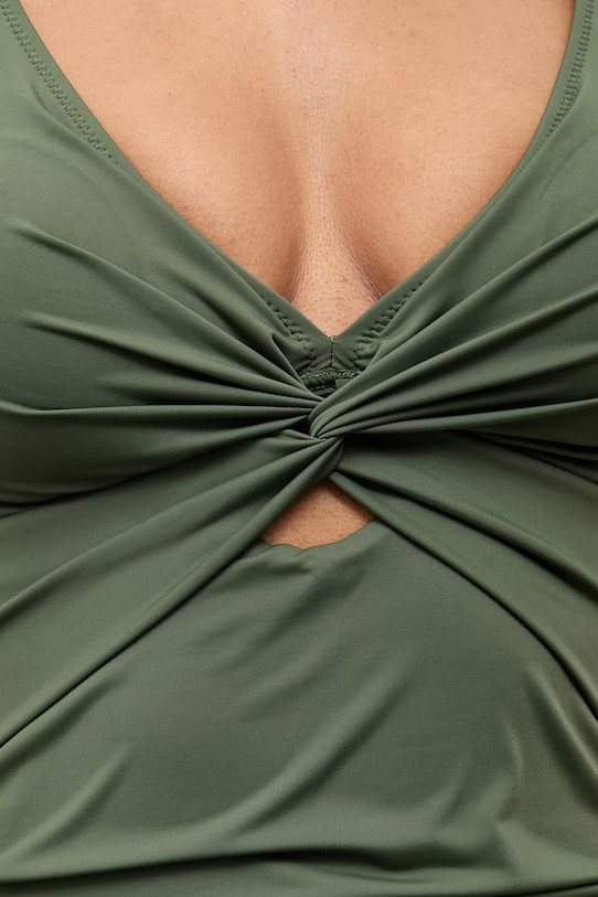 Answear.LAB jednoczęściowy strój kąpielowy PW1B5531.fak zielony