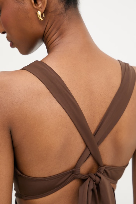 Answear.LAB strój kąpielowy jednoczęściowy damski WS26-KSD017 brązowy