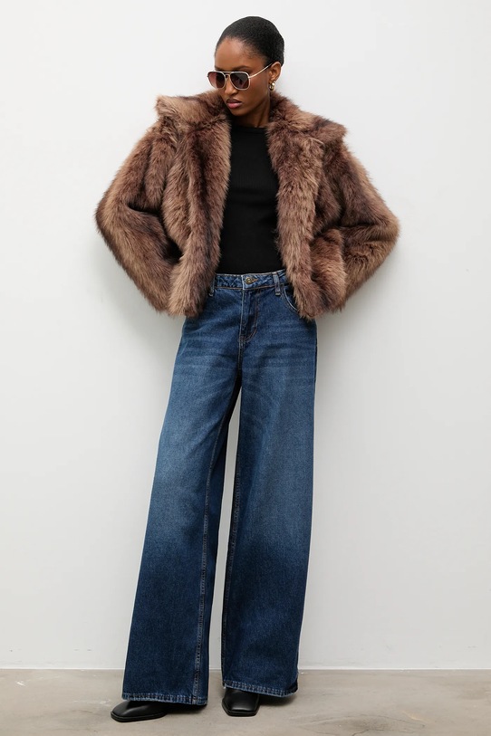 Answear.LAB kurtka pozostałe brązowy 90161.tok