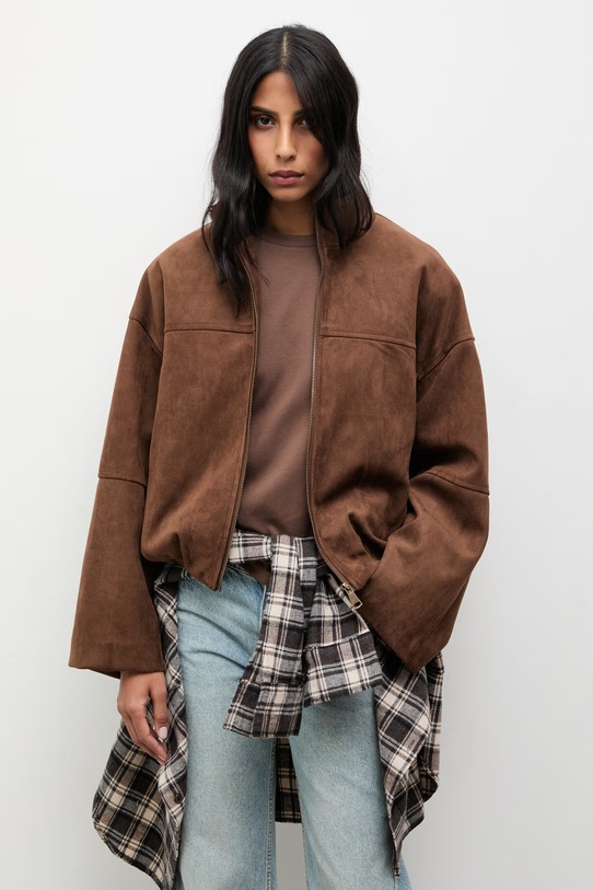 Answear.LAB kurtka brązowy 23468.fak