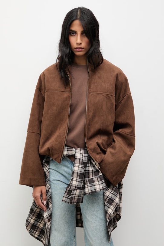 Answear.LAB kurtka brązowy 23468.fak