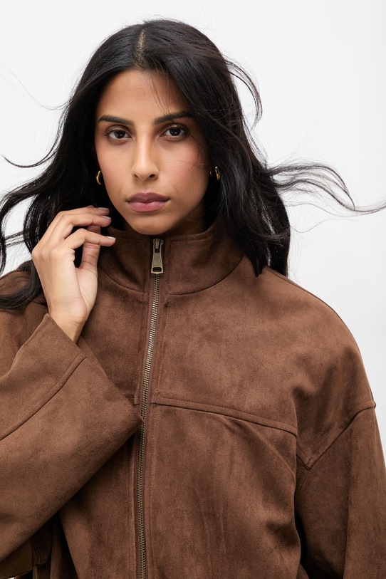 Answear.LAB kurtka 23468.fak brązowy