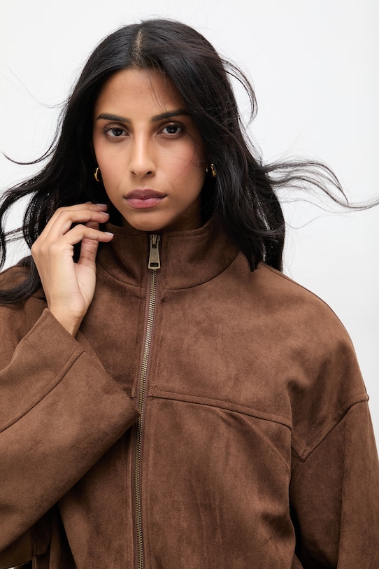 Answear.LAB kurtka 23468.fak brązowy