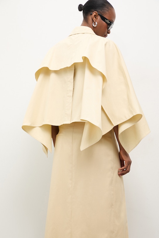 Odzież Answear.LAB kurtka oversize damska WS26-KUD011 żółty