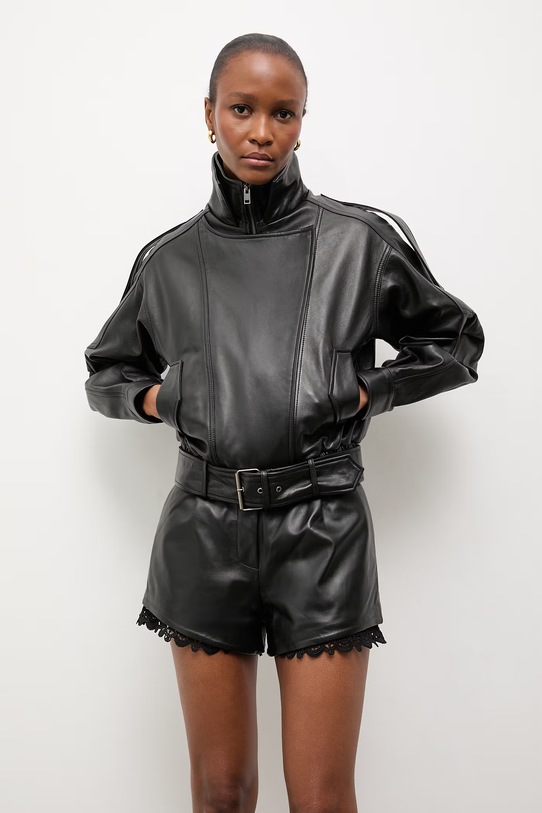 Answear.LAB ramoneska damska skórzana YARA z kolekcji Unscripted czarny WS26-KUD014