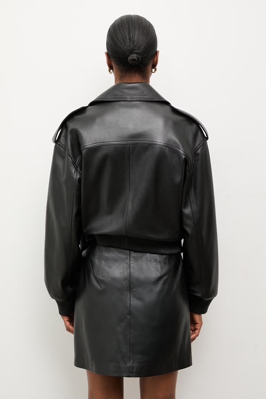 Odzież Answear.LAB ramoneska damska skórzana YARI z kolekcji Unscripted WS26-KUD015 czarny