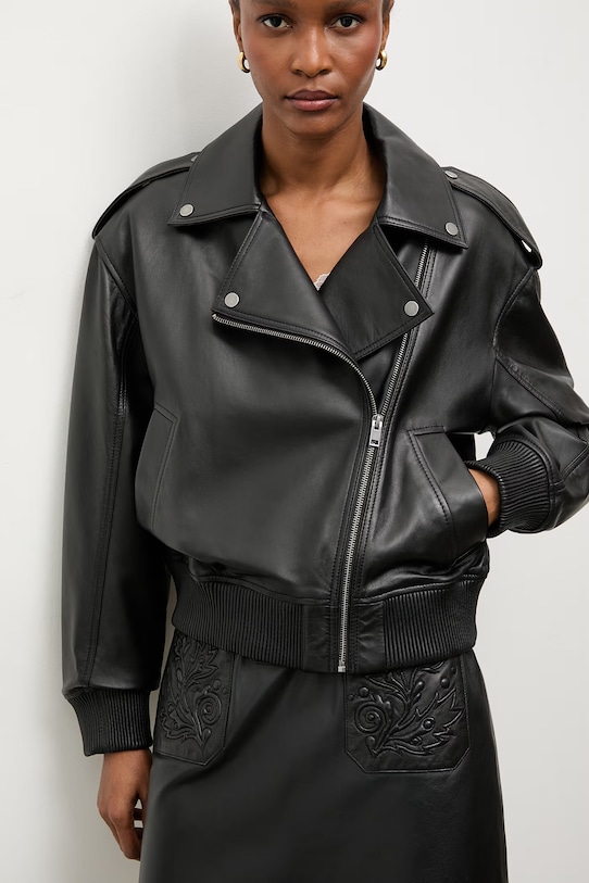 Answear.LAB ramoneska damska skórzana YARI z kolekcji Unscripted czarny WS26-KUD015