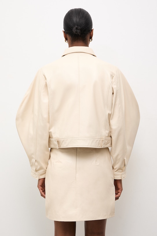Odzież Answear.LAB kurtka skórzana LEYLANI z kolekcji Unscripted WS26-KUD019 beżowy