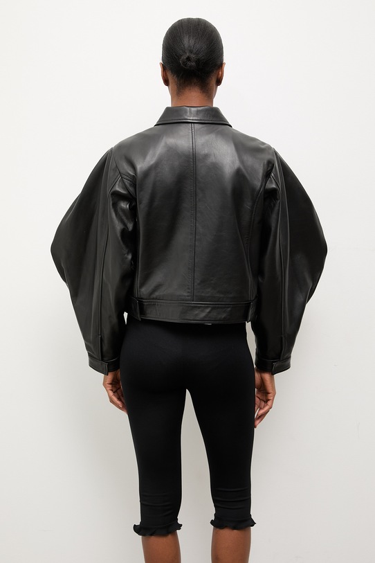 Odzież Answear.LAB kurtka skórzana LEYLANI z kolekcji Unscripted WS26-KUD019 czarny