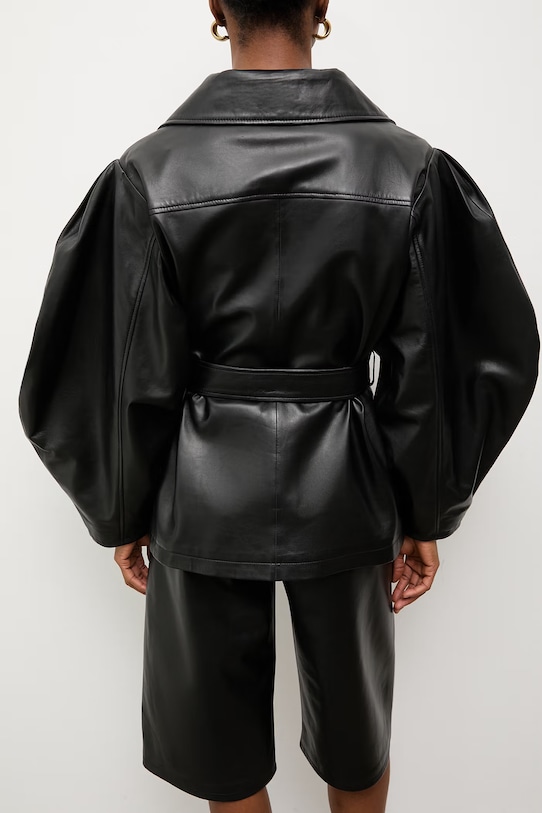 Answear.LAB kurtka skórzana LANI z kolekcji Unscripted czarny WS26-KUD020