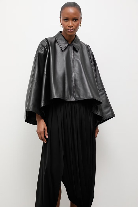 Answear.LAB kurtka damska skórzana VEXA WS26-KUD021 czarny WS26