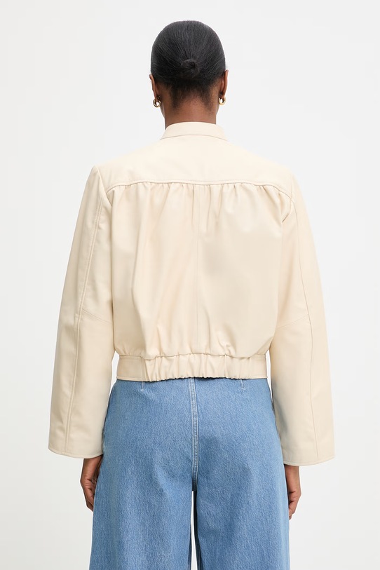 Odzież Answear.LAB kurtka damska skórzana MEMO z kolekcji Unscripted WS26-KUD023 beżowy