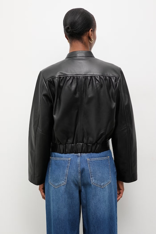 Odzież Answear.LAB kurtka damska skórzana MEMO z kolekcji Unscripted WS26-KUD023 czarny