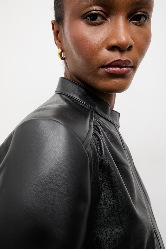 Answear.LAB kurtka damska skórzana MEMO z kolekcji Unscripted WS26-KUD023