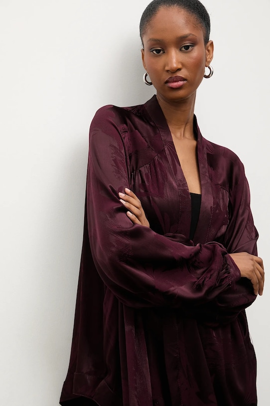 Answear.LAB marynarka 34638.tok bordowy