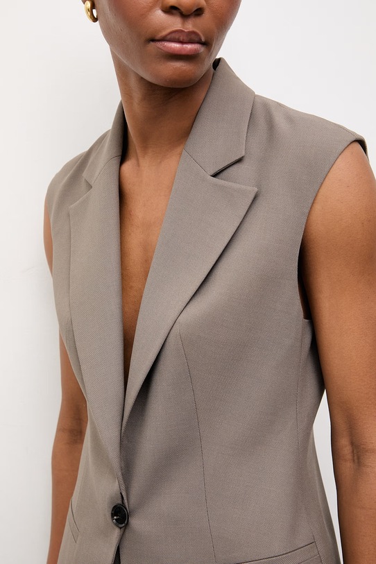 Answear.LAB kamizelka jednorzędowa damska WS26-KZD005